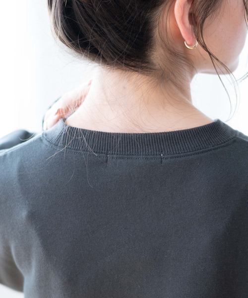 U.S. POLO ASSN.（ユーエスポロアッスン）の「∴WEGO/U.S. POLO ASSN.別注だぼそでワンポイントスウェット【WEB限定】（スウェット・レディース・グレー系その他/スミクロ/ブラック系その他5/ナチュラル・FREE）」の13枚目の写真