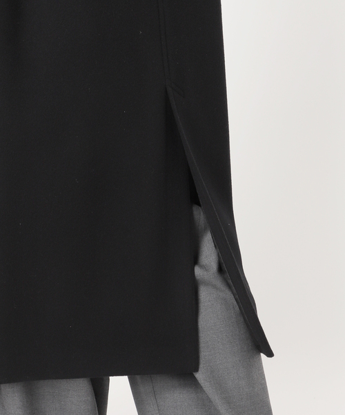 JOURNAL STANDARD（ジャーナルスタンダード）の「スーパー140ビーバーノーカラーコート（ノーカラーコート・レディース・グレー/ブラック/ベージュ系その他/ブラック系その他・34/36/38）」の8枚目の写真