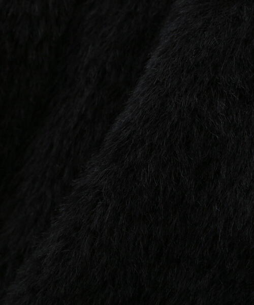 FREE'S MART（フリーズマート）の「◆前後２ＷＡＹショートシャギーショート丈ニット（カーディガン/ボレロ・レディース・ブルー/ブラック/ホワイト/ピンク・FREE）」の15枚目の写真