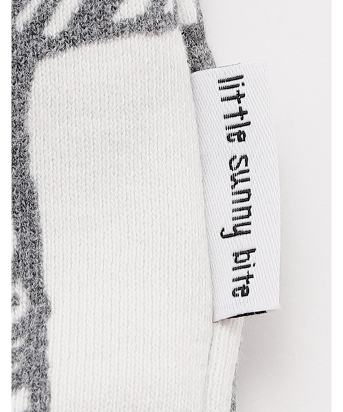 Little sunny bite(リトルサニーバイト)の「《Little sunny bite》Checker sweat top(スウェット・レディース・ホワイト/ピンク/グリーン・SMALL)」の21枚目の写真