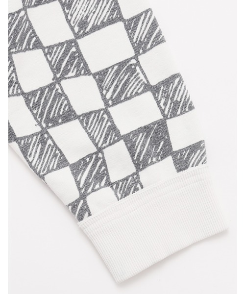 Little sunny bite(リトルサニーバイト)の「《Little sunny bite》Checker sweat top(スウェット・レディース・ホワイト/ピンク/グリーン・SMALL)」の20枚目の写真