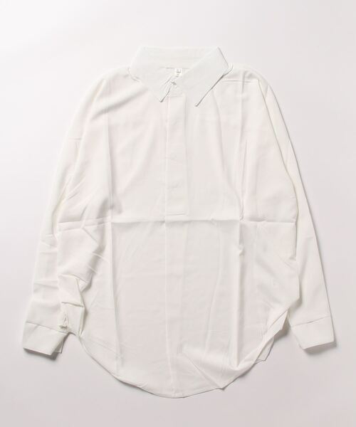 BLANC FICELLE(ブランフィセル)の「プルオーバ エレガンス シャツ(シャツ/ブラウス・レディース・ホワイト/ブラック・L/M/S/XXL)」の15枚目の写真