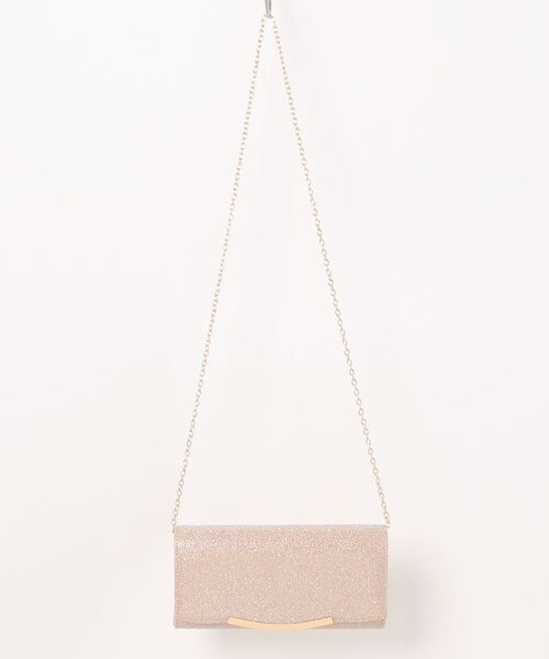 Anuenue(アヌエヌエ)の「2WAY チェーンショルダーパーティーバッグ(クラッチバッグ・レディース・シャンパン/ピンク/シルバー・FREE)」の5枚目の写真
