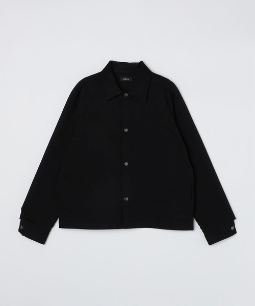 SHIPS.me(シップスミー)の「【ZOZO限定】SHIPS.me: スナップコーチジャケット(シャツ/ブラウス・メンズ・ダークグレー/ネイビー/ブラウン/ブラック/ブルーグレー・XS/S/M/L/XL)」の1枚目の写真