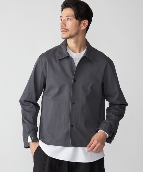 SHIPS.me(シップスミー)の「【ZOZO限定】SHIPS.me: スナップコーチジャケット(シャツ/ブラウス・メンズ・ダークグレー/ネイビー/ブラウン/ブラック/ブルーグレー・XS/S/M/L/XL)」の17枚目の写真