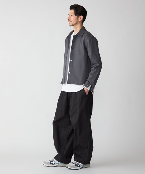 SHIPS.me(シップスミー)の「【ZOZO限定】SHIPS.me: スナップコーチジャケット(シャツ/ブラウス・メンズ・ダークグレー/ネイビー/ブラウン/ブラック/ブルーグレー・XS/S/M/L/XL)」の10枚目の写真