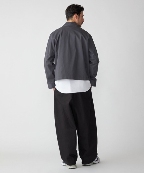 SHIPS.me(シップスミー)の「【ZOZO限定】SHIPS.me: スナップコーチジャケット(シャツ/ブラウス・メンズ・ダークグレー/ネイビー/ブラウン/ブラック/ブルーグレー・XS/S/M/L/XL)」の11枚目の写真