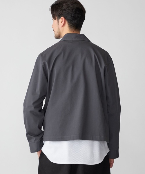 SHIPS.me(シップスミー)の「【ZOZO限定】SHIPS.me: スナップコーチジャケット(シャツ/ブラウス・メンズ・ダークグレー/ネイビー/ブラウン/ブラック/ブルーグレー・XS/S/M/L/XL)」の15枚目の写真