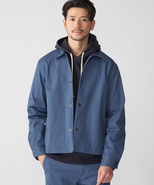 SHIPS.me(シップスミー)の「【ZOZO限定】SHIPS.me: スナップコーチジャケット(シャツ/ブラウス・メンズ・ダークグレー/ネイビー/ブラウン/ブラック/ブルーグレー・XS/S/M/L/XL)」の19枚目の写真