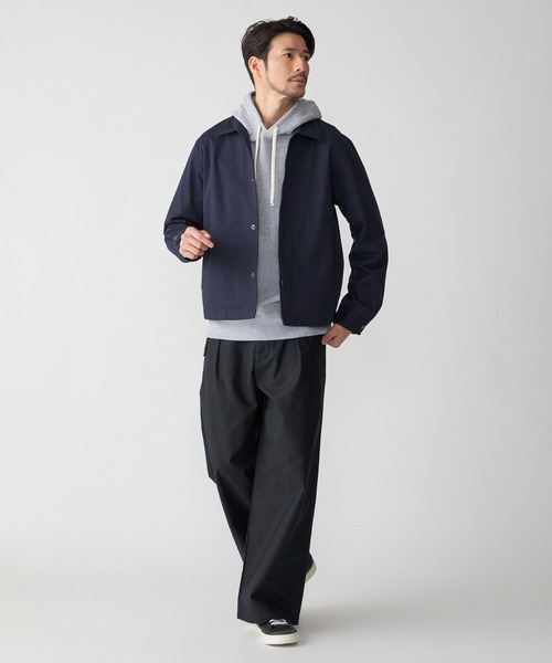 SHIPS.me(シップスミー)の「【ZOZO限定】SHIPS.me: スナップコーチジャケット(シャツ/ブラウス・メンズ・ダークグレー/ネイビー/ブラウン/ブラック/ブルーグレー・XS/S/M/L/XL)」の9枚目の写真