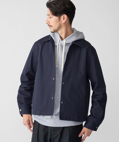 SHIPS.me(シップスミー)の「【ZOZO限定】SHIPS.me: スナップコーチジャケット(シャツ/ブラウス・メンズ・ダークグレー/ネイビー/ブラウン/ブラック/ブルーグレー・XS/S/M/L/XL)」の20枚目の写真