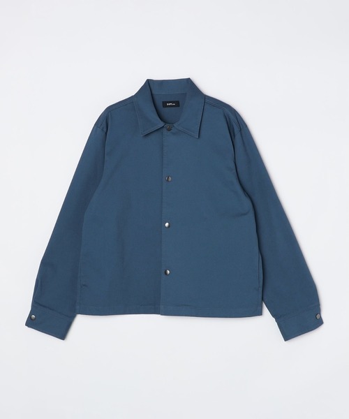 SHIPS.me(シップスミー)の「【ZOZO限定】SHIPS.me: スナップコーチジャケット(シャツ/ブラウス・メンズ・ダークグレー/ネイビー/ブラウン/ブラック/ブルーグレー・XS/S/M/L/XL)」の21枚目の写真