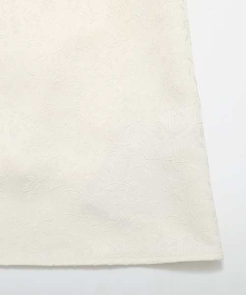 nouvellemoi（ヌーベルモイ）の「ジャガードキャミワンピース（ワンピース・レディース・アイボリー/ブラック・M/L/S）」の5枚目の写真