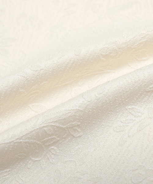 nouvellemoi（ヌーベルモイ）の「ジャガードキャミワンピース（ワンピース・レディース・アイボリー/ブラック・M/L/S）」の7枚目の写真