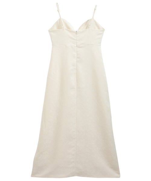 nouvellemoi（ヌーベルモイ）の「ジャガードキャミワンピース（ワンピース・レディース・アイボリー/ブラック・M/L/S）」の10枚目の写真