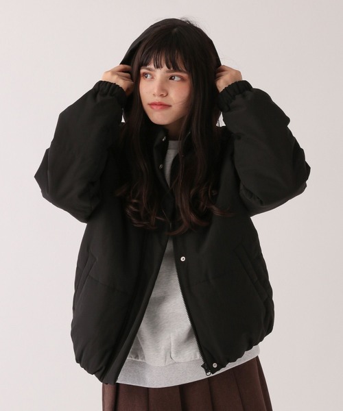 GLOBAL WORK（グローバルワーク）の「大人見え洗えるパファー/AND YUA ANY/193243（その他アウター・キッズ・ブルー/アイボリー/モカ/ブラック・150cm/160cm）」の2枚目の写真