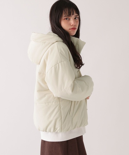 GLOBAL WORK（グローバルワーク）の「大人見え洗えるパファー/AND YUA ANY/193243（その他アウター・キッズ・ブルー/アイボリー/モカ/ブラック・150cm/160cm）」の17枚目の写真