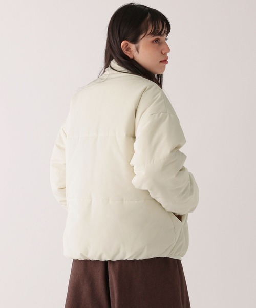 GLOBAL WORK（グローバルワーク）の「大人見え洗えるパファー/AND YUA ANY/193243（その他アウター・キッズ・ブルー/アイボリー/モカ/ブラック・150cm/160cm）」の18枚目の写真