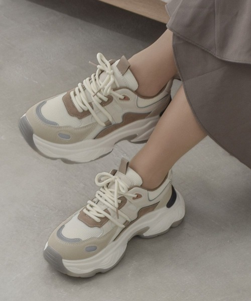 ️厚底スニーカー ダッドスニーカー レディース 厚底靴 新生活 疲れない 厚底 スニーカー レディース 厚底 ダッドスニーカー