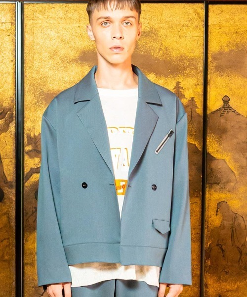 masterkey（マスターキー）の「mj9675-FEATHER-JK ジャケット（その他アウター・メンズ・ブラック/カーキ/ブルー・1/2）」の3枚目の写真