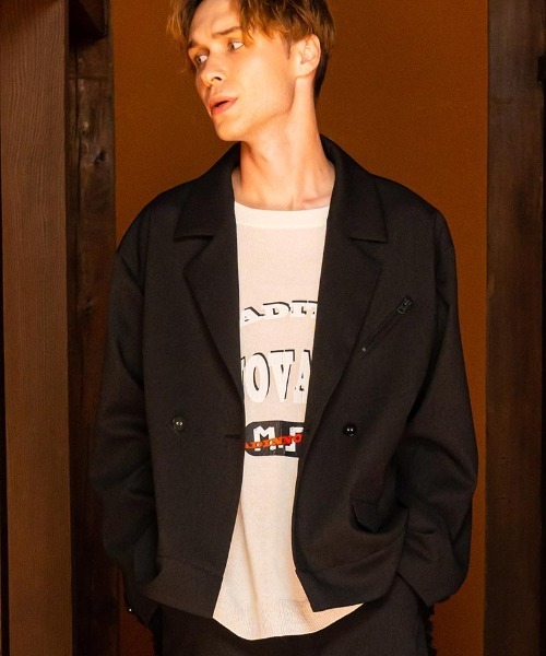 masterkey（マスターキー）の「mj9675-FEATHER-JK ジャケット（その他アウター・メンズ・ブラック/カーキ/ブルー・1/2）」の2枚目の写真