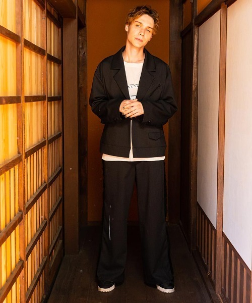 masterkey（マスターキー）の「mj9675-FEATHER-JK ジャケット（その他アウター・メンズ・ブラック/カーキ/ブルー・1/2）」の5枚目の写真