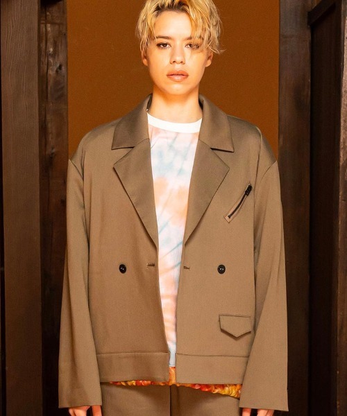 masterkey（マスターキー）の「mj9675-FEATHER-JK ジャケット（その他アウター・メンズ・ブラック/カーキ/ブルー・1/2）」の6枚目の写真