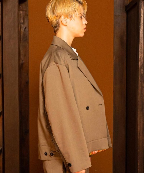 masterkey（マスターキー）の「mj9675-FEATHER-JK ジャケット（その他アウター・メンズ・ブラック/カーキ/ブルー・1/2）」の7枚目の写真