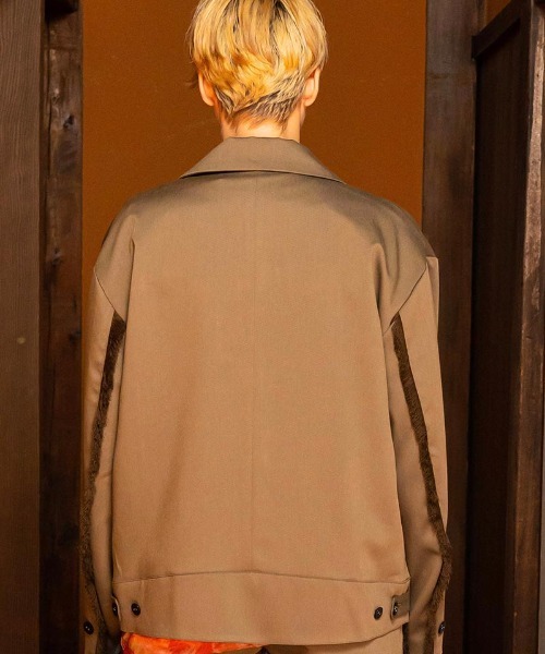 masterkey（マスターキー）の「mj9675-FEATHER-JK ジャケット（その他アウター・メンズ・ブラック/カーキ/ブルー・1/2）」の8枚目の写真