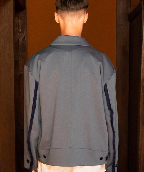 masterkey（マスターキー）の「mj9675-FEATHER-JK ジャケット（その他アウター・メンズ・ブラック/カーキ/ブルー・1/2）」の14枚目の写真