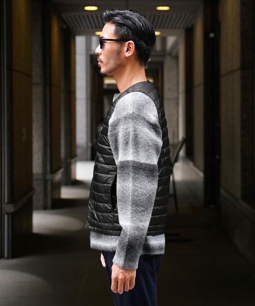 jiggys shop(ジギーズショップ)の「Vネックインナーライトダウンベスト(ダウンベスト・メンズ・ブラック・MEDIUM/LARGE/X-LARGE)」の5枚目の写真
