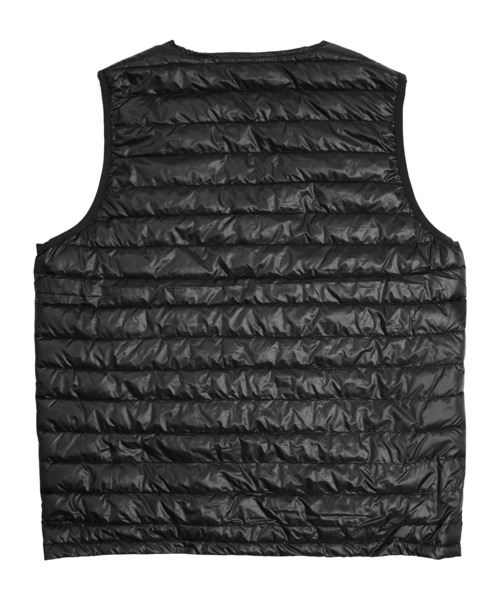 jiggys shop(ジギーズショップ)の「Vネックインナーライトダウンベスト(ダウンベスト・メンズ・ブラック・MEDIUM/LARGE/X-LARGE)」の4枚目の写真