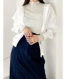 MERCURYDUO | バックスリットシアーシャツ(シャツ/ブラウス)