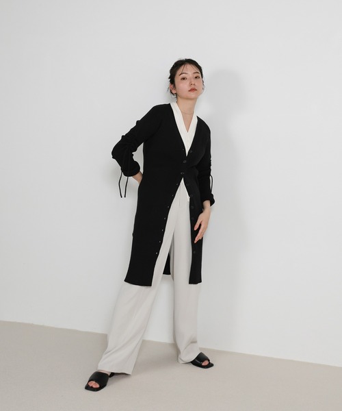 select MOCA(セレクトモカ)の「スクエアパテッドサンダル(サンダル・レディース・ブラック/ライトベージュ・SMALL/MEDIUM/LARGE)」の12枚目の写真