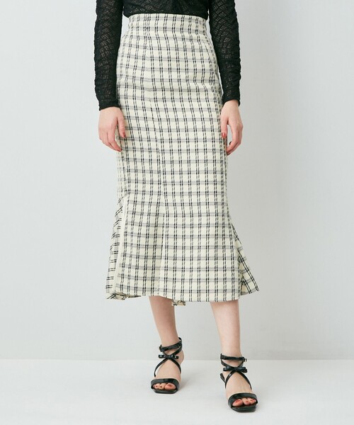 DEICY（デイシー）の「チェックＪＱマーメイドスカート（スカート・レディース・ブラック/ブルー/オフホワイト・1/0）」の17枚目の写真