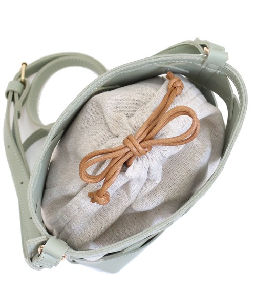 MIAN （ミアン）の「パネル切替ミニショルダーバッグ（ショルダーバッグ・レディース・ミント/ブラック/アイボリー・FREE）」の21枚目の写真