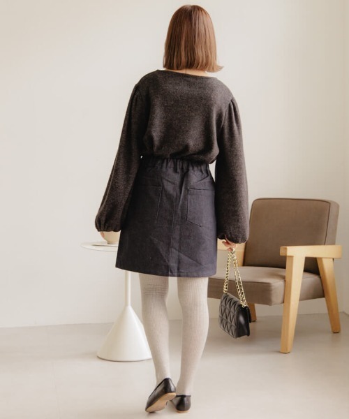 flower(フラワー)の「レザーキルティングバッグ2(ショルダーバッグ・レディース・ブラック/ホワイト・FREE)」の10枚目の写真