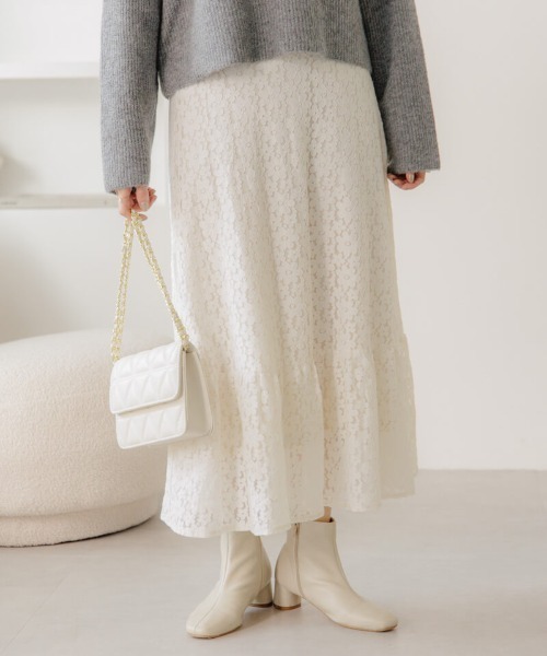 flower(フラワー)の「レザーキルティングバッグ2(ショルダーバッグ・レディース・ブラック/ホワイト・FREE)」の11枚目の写真