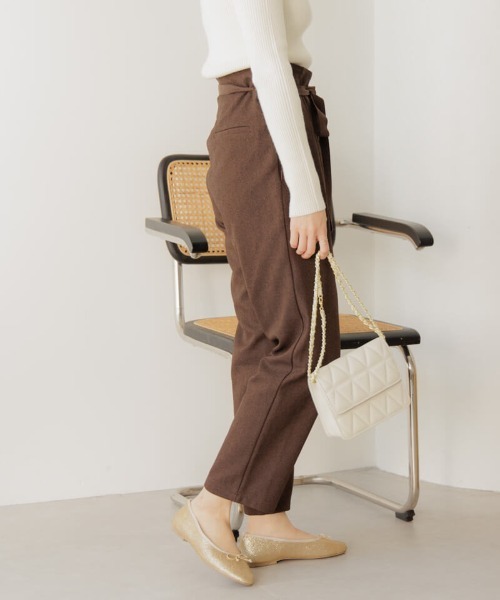 flower(フラワー)の「レザーキルティングバッグ2(ショルダーバッグ・レディース・ブラック/ホワイト・FREE)」の16枚目の写真