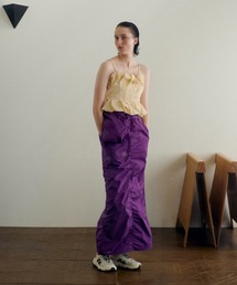 【emmi atelier】ナイロンストレートシルエットスカート