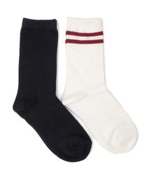 green label relaxing | 【JUNIOR】Line 2Pソックス FW◆(ソックス/靴下)