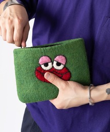 Fluke Frog （フロックフロッグ）の「カエルフェルトポーチ（ポーチ）」