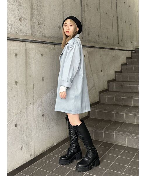 jouetie（ジュエティ）の「ライダースミニワンピース（ワンピース