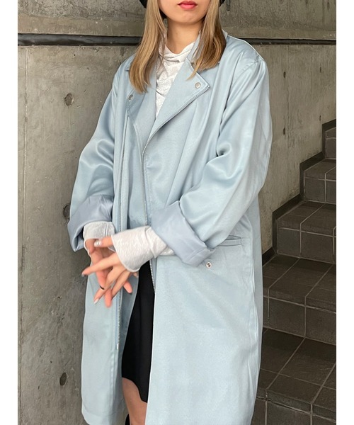 jouetie（ジュエティ）の「ライダースミニワンピース（ワンピース・レディース・ピンク/ブルー/ブラック・MEDIUM）」の8枚目の写真