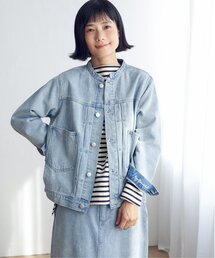 LBC | LBC デニムノーカラージャケット(デニムジャケット)