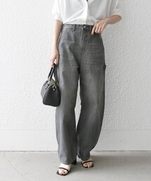 SHIPS any | SHIPS any:〈洗濯機可能〉コクーン ペインター デニム パンツ［SHIPS any DENIM］(デニムパンツ)