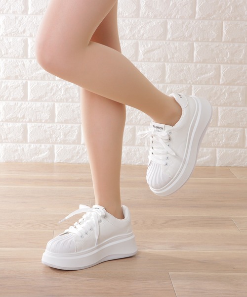 ホワイト厚底スニーカー 厚底スニーカー （ホワイトコンビ） -YOSUKE U・S・A 公式