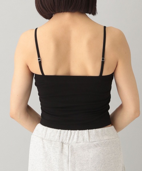 A part by（アパートバイ）の「【カップ取り外せる】レーヨンカップツキベアキャミソール（キャミソール・レディース・ライトグレー/ブラック/オフホワイト・FREE）」の10枚目の写真