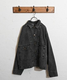 Anytime Songs | 12oz デニム 両胸ポケットブルゾン(デニムジャケット)