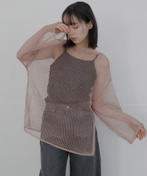 LIAN | ラメメッシュニットプルオーバー(ニット/セーター)